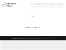Tablet Screenshot of martysmithmotors.ca